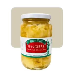 yuan yuan láminas de jengibre para sushi natural 250gr